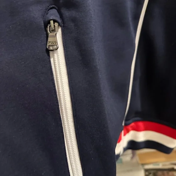 NWT Polo by Ralph Lauren Men's Navy USA Olympic Jacket - Picture 7 of 10